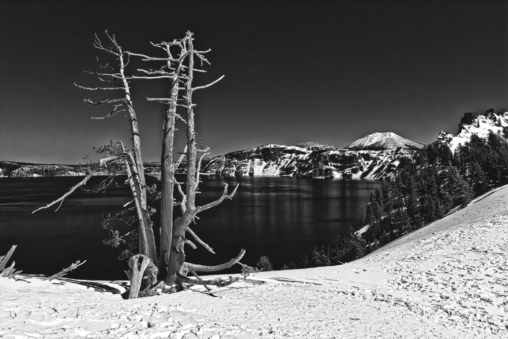 Crater Lake N.P. in Snow