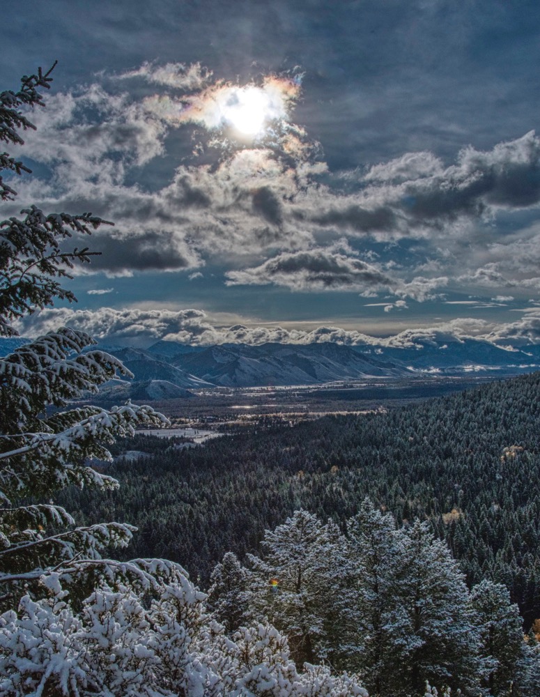 Jackson Hole from Teton Pass
