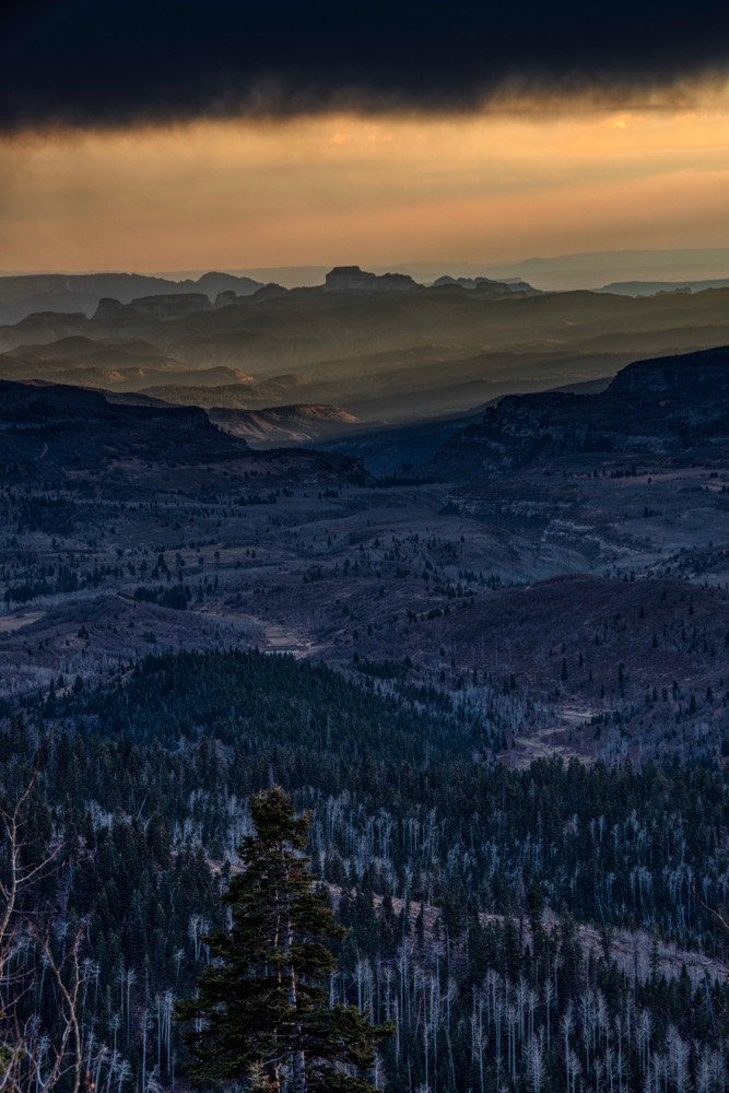 Zion National Park from 20 miles north